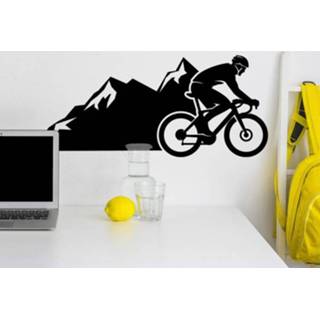 👉 Nederlands Fietsrace muur zelfklevende sticker