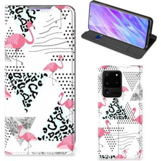👉 Samsung Galaxy S20 Ultra Hoesje maken Flamingo Triangle 8720215627763