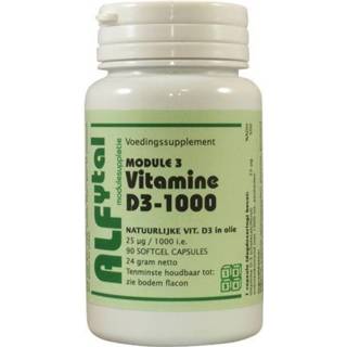 Alfytal Vitamine D3 1000IU Capsules