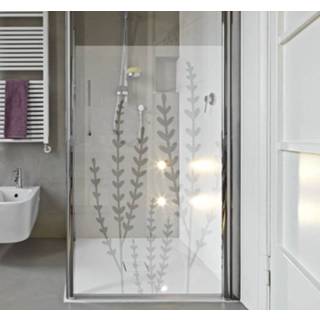 👉 Nederlands Doorschijnende bloemen badkamer douche scherm zelfklevende sticker