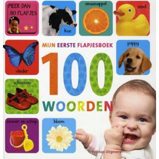 👉 Mijn eerste flapjesboek 100 woorden - Boek Veltman Uitgevers B.V. (9048307295)