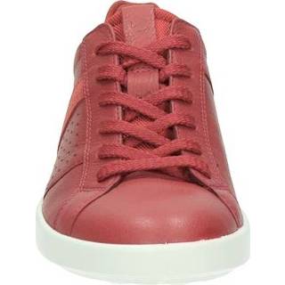 👉 Lage sneakers leer vrouwen rood Ecco Leisure 8719796801655 871979680162