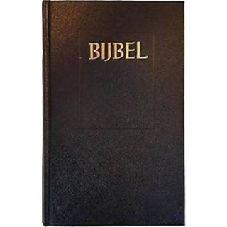 👉 Bijbel kunstleer zwart Bijbel, Statenvertaling. huisbijbel, zwart, stevig kleursnee, 17x25 cm Hardcover 9789065390264
