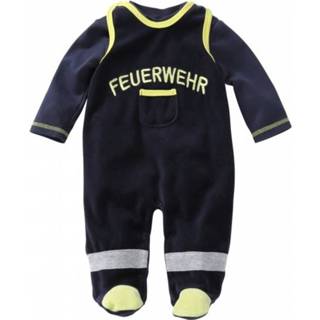 👉 Polyester geel Schnizler romperset Brandweer junior 2-delig navy mt 68 4010952413304