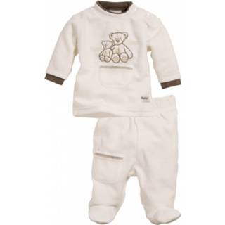 👉 Beige polyester 68 baby's Schnizler babypyjama Nicki Beer junior maat 4010952416480