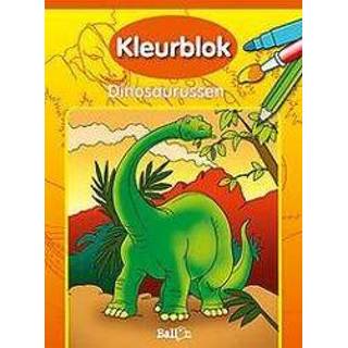 👉 Dino saurus Kleurblok Dinosaurussen. Paperback 9789037492606