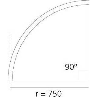 👉 Active koper Artemide Architectural A.24 Gebogen element? = 90° F62° AR AQ63618
