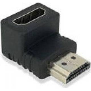 👉 Zwart Ewent EW9855 HDMI kabeladapter/verloopstukje 8054392611537