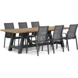 👉 Tuinset antracite dining sets grijs-antraciet Lifestyle Ultimate/Trente 260 cm 7-delig