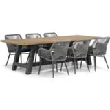 👉 Tuinset rope Anthracite dining sets grijs-antraciet Lifestyle Advance/Trente 260 cm 7-delig