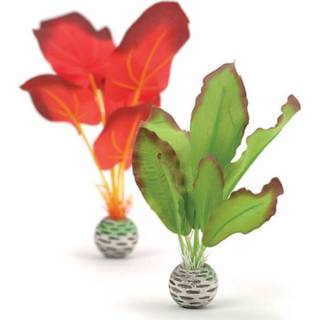 👉 Plantenset groen rood zijde klein BiOrb zijden & aquarium decoratie