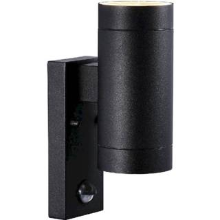 👉 Wandlamp zwart tin Nordlux Maxi Duo Sensor GU10 buiten 5701581329287