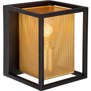 👉 Goud zwart SANSA Wandlicht 1xE27/40W / 5411212211224
