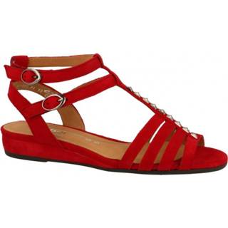 👉 Sandaal rood damesschoenen vrouwen Gabor Sandalen