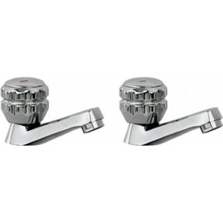 👉 Keukenkraan messing chroom Dubbel GRB Kitchen Verchroomd 8430624740952
