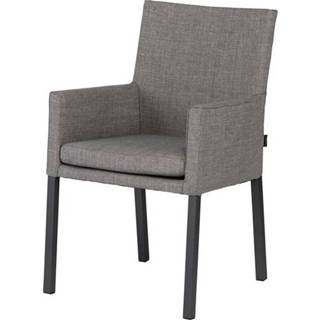 👉 Terras stoel Aluminium Tuinmeubelen grijs Exotan | Tuinstoel Rhodos Ash Grey 8715322100209