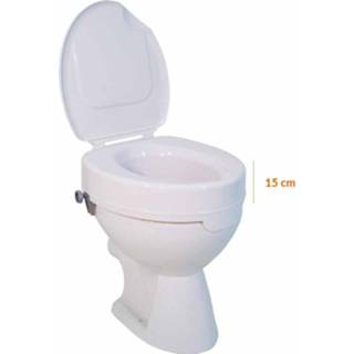 👉 Toiletverhoger wit Ticco 2G 15 cm met Deksel 5055181315240