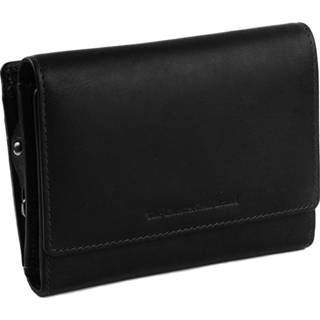 👉 Portemonnee leer volwassenen nederlands drukknopen unisex zwart Chesterfield RFID Nadia 8719241047799