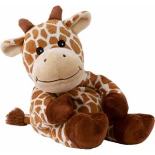 👉 Magnetron bruin kinderen warmte knuffel giraf 35 cm