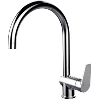 👉 Keukenkraan messing chroom GRB Kitchen met Gebogen Uitloop 8435200047050