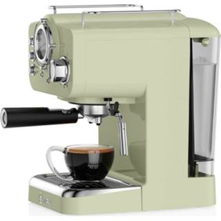 👉 Espresso apparaat groen Swan Retro Koffiemachine - 5055322531218
