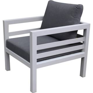 👉 Lounge tuinstoel wit aluminium active Fabri