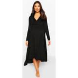 👉 Maternity Nursing Nightie & Robe Set, Black