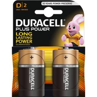 👉 Batterijen nederlands stuks Duracell Plus Power D MN1300 / LR20 (2 stuks) 5000394019171