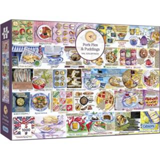 👉 Puzzel engels legpuzzels Pork Pies & Puddings (1000 stukjes) 5012269071078