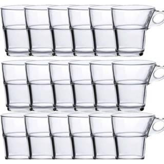 👉 Espresso apparaat 18x Espresso/koffie glazen 90 ml