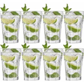 👉 Volwassenen 8x Drink/water glazen 440 ml