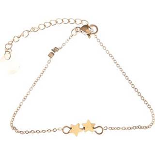 👉 Armband goud edelstaal vrouwen nederlands Go Dutch Label met Sterretjes
