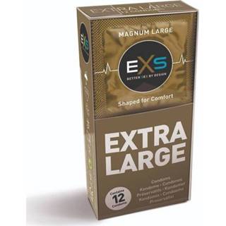 👉 Condoom latex extra large transparant EXS Magnum Condooms (60mm) 5027701000240