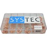 👉 Organizer active Systec 8960.60.18107 284-delige 18-vaks met afdichtringen DIN7603c koper 8712811764478