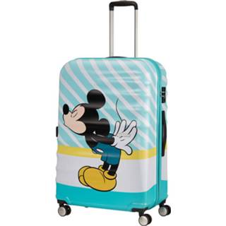 👉 Spinner blauw Mickey Blue Kiss ABS TSA slot Wavebreaker Disney American Tourister 77 5400520044082