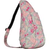 👉 Multicolor Classic Collection grijs polyester The Healthy Back Bag S Print Rosebud Dove Grey 751470031727