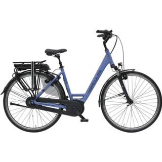 👉 Elektrische fiets blauw active vrouwen Hercules Montfoort dames mat 55cm 400 Watt
