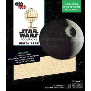 👉 Star Wars Rogue One Death 3d Wood Model And Book - Incredibuilds 9781682980989