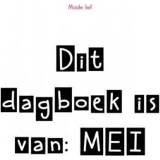 👉 Dagboek Dit Is Van Mei - Made Lief 9789402182576