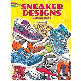 👉 Sneakers Sneaker Designs Coloring Book 9780486809359