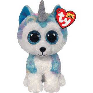 👉 Unisex blauw TY Beanie boo's Helena Husky 15cm