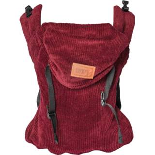 👉 Unisex rood Bykay Click Carrier Classic Ribbed Velvet 8718104804869