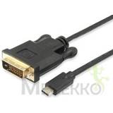 👉 Equip 133468 USB Typ C auf DVI-D-Dual-Link Kable Stecker 1.8m1 4015867203743