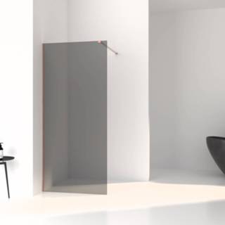 👉 Inloopdouche geborsteld koper Boss & Wessing Slim Rookglas Anti-Kalk Coating Brushed Copper Profiel (alle maten) 8719304702597
