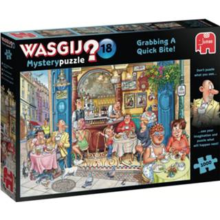 👉 Puzzel Wasgij Mystery 18 Grabbing A Quick Bite 1000 stukjes 8710126191798