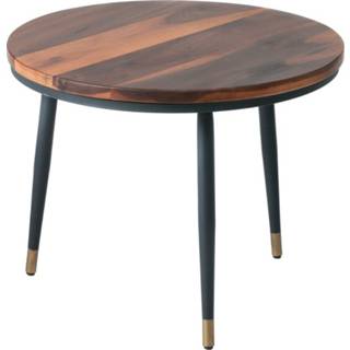 👉 Salontafel bruin hout rond modern active SMAQQ Cinnamon 8720094849997