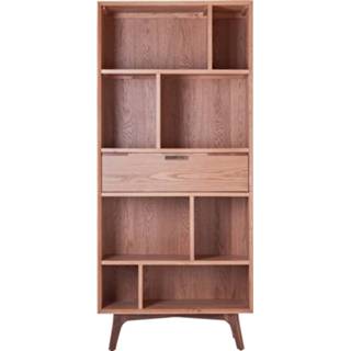 👉 Boekenkast bruin hout Retro Revival active SMAQQ Chervil 8720094849676