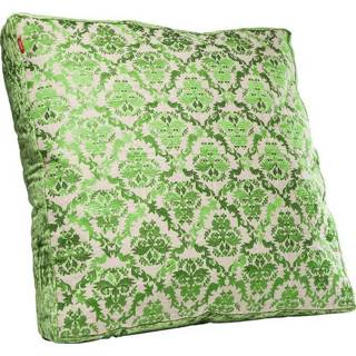 👉 Ornament groen polyester vierkant groot active Kare Kussen 4025621601883