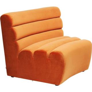 👉 Sofa oranje polyester retro active Kare Element Wave Orange 4025621836643