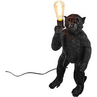 👉 Design vloerlamp zwart kunststof modern active Meer Monkey Standing Black